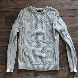 Cable knit sweater